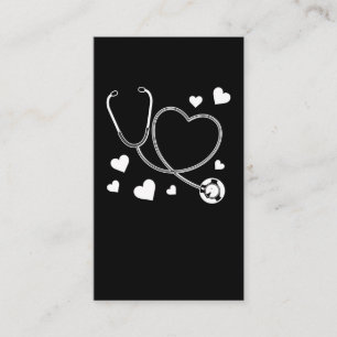 Stethoscope Nurse Love Hospital Business Card