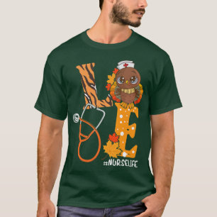 Stethoscope Nurse Male Nurse Autumn Patient T-Shirt