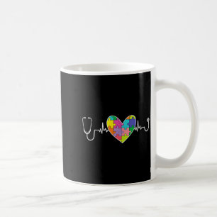 Stethoscope nurse nursing scrub autism awareness coffee mug
