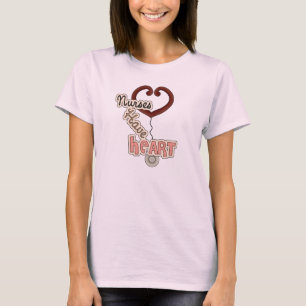 Stethoscope Nurses Have Heart T-shirts and GIfts