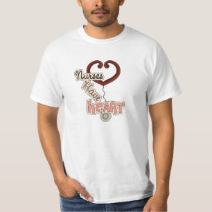 Stethoscope Nurses Have Heart T-shirts and GIfts