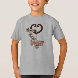 Stethoscope Nurses Have Heart T-shirts and GIfts