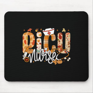 Stethoscope Picu Nurse Fall Yall Autumn Leaves Tha Mouse Mat