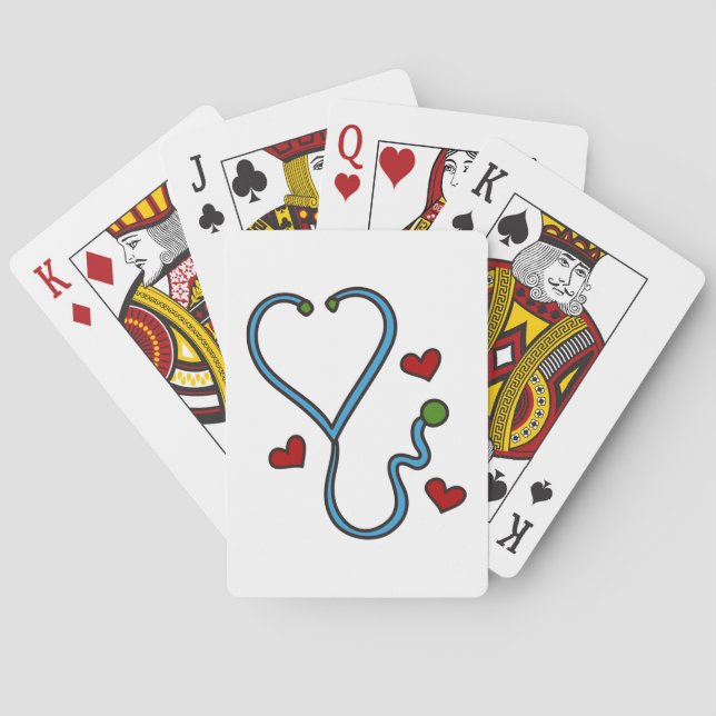 Stethoscope Playing Cards (Back)