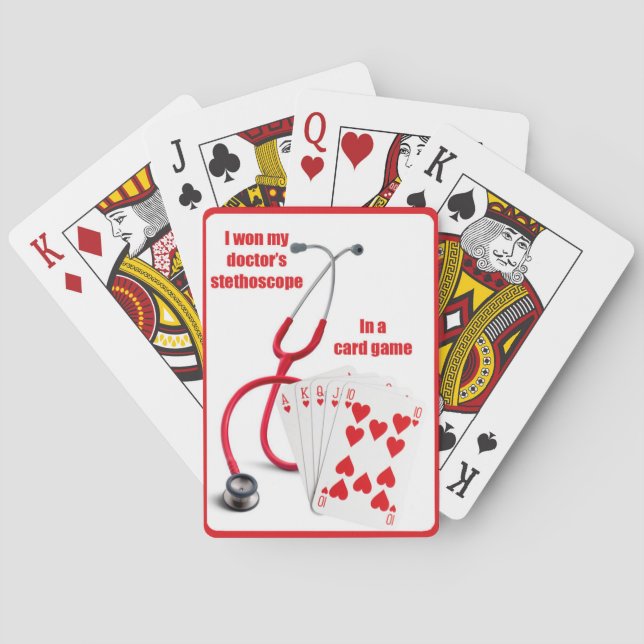 Stethoscope Playing Cards (Back)