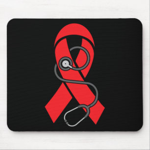 Stethoscope- Sickle Cell Anaemia Awareness Support Mouse Mat
