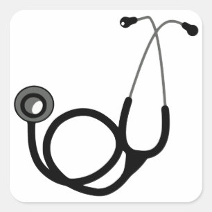 Stethoscope Square Sticker