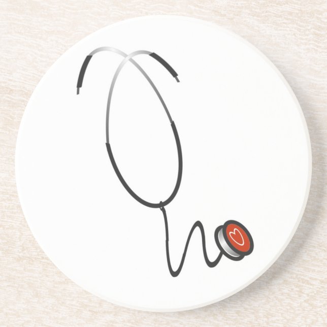 Stethoscope Tshirts and Gifts Coaster (Front)