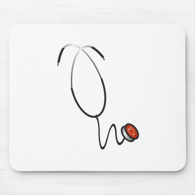Stethoscope Tshirts and Gifts Mouse Mat (Front)