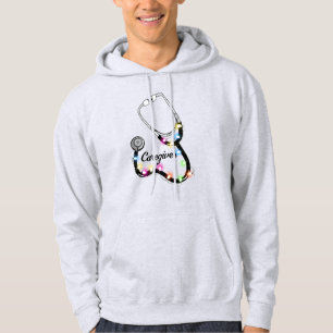 Stethoscope With Christmas Lights Merry Xmas Nurse Hoodie