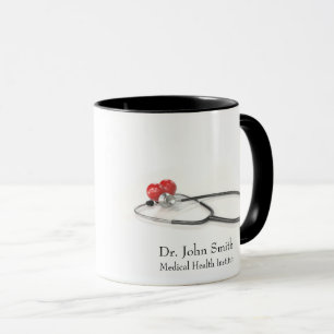 Stethoscope with Heart   Medical Care & Healthcare Mug