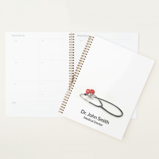 Stethoscope with Heart | Medical Care & Healthcare Planner (Display)