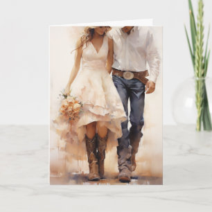 Stetson & Lace Wedding: Sundown Serenade Card