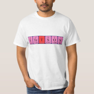 Stetson periodic table name shirt