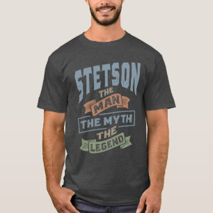 Stetson Personalised Name Birthday Gift T-Shirt