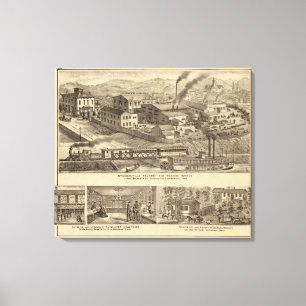 Steubenville Foundry and Machine Works Canvas Print