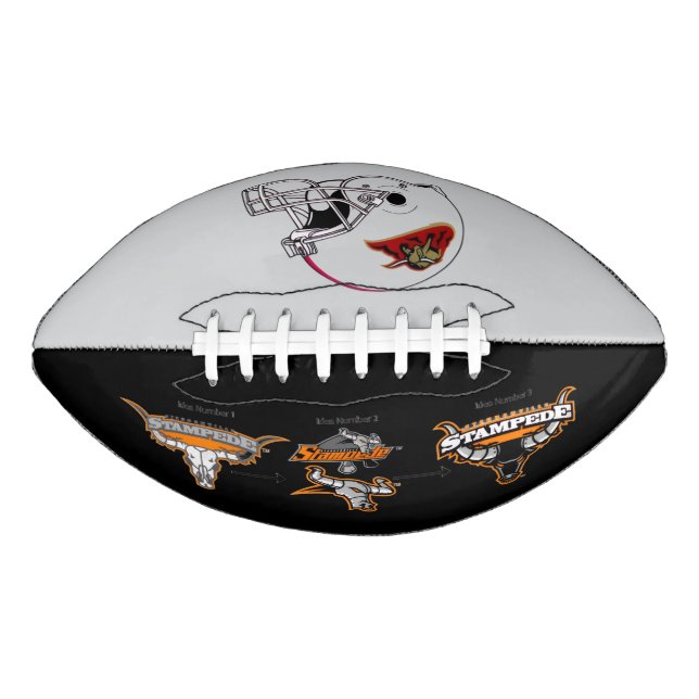 Steubenville Stamped Football Ball (Front)