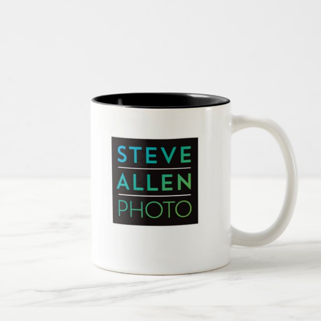 Steve Allen Photo 11 oz Two-Tone Mug (Right)