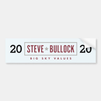 Steve Bullock for President 2020 Bumper Sticker