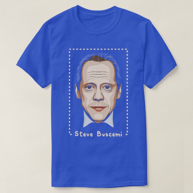 Steve Buscemi Vintage Fan Art T-Shirt (Design Front)