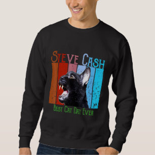 Steve Cash Best Cat Dad Ever Sweatshirt