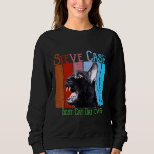 Steve Cash Best Cat Dad Ever Sweatshirt