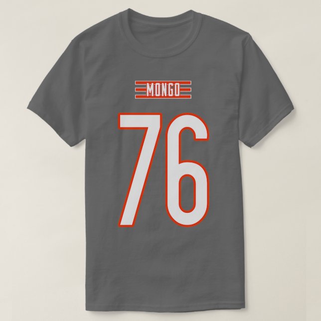 Steve McMichael Mongo Chicago Jersey FrontBack Pri T-Shirt (Design Front)
