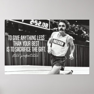 Steve Prefontaine Quotes Poster