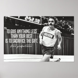 Steve Prefontaine Quotes Poster