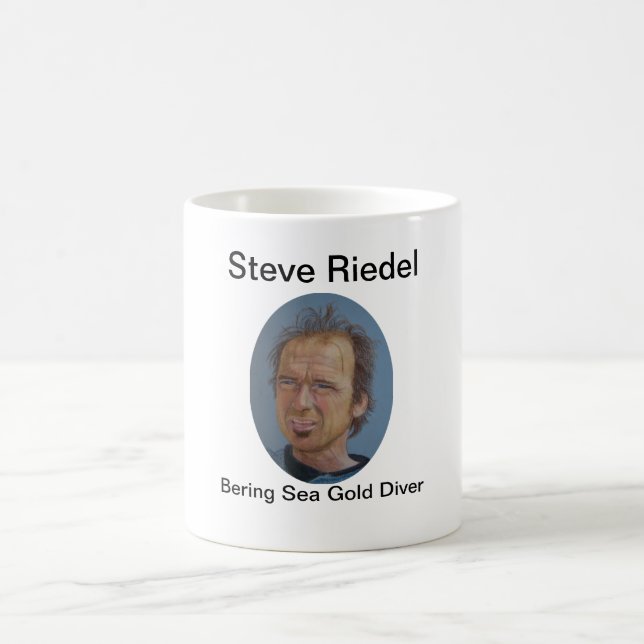 Steve Riedel-Bering Sea Gold Diver on Mug (Center)