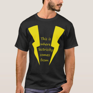 Steve Stifler Where the lectricity comes from T-Shirt