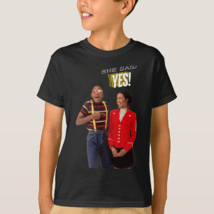 Steve Urkel Family S She Said Yes! Sticker T-Shirt