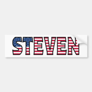 Steven Name Vorname USA Aufkleber Sticker Auto