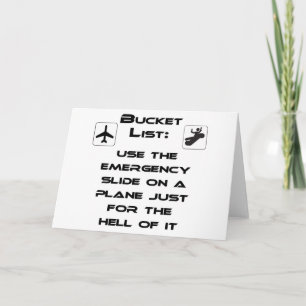 Steven Slater Inspired Bucket List Shirt Card