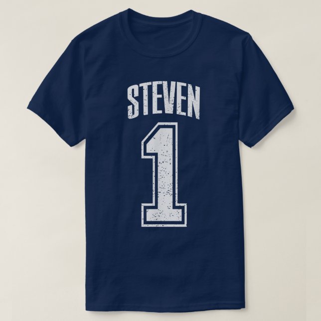 Steven Supporter Number 1 Greatest Fan  T-Shirt (Design Front)