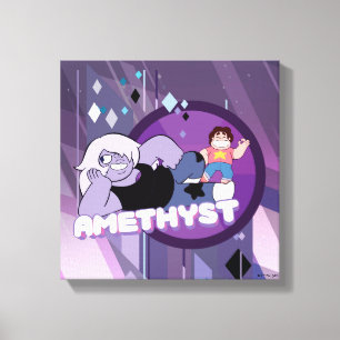 Steven Universe Amethyst Character Graphic Canvas Print