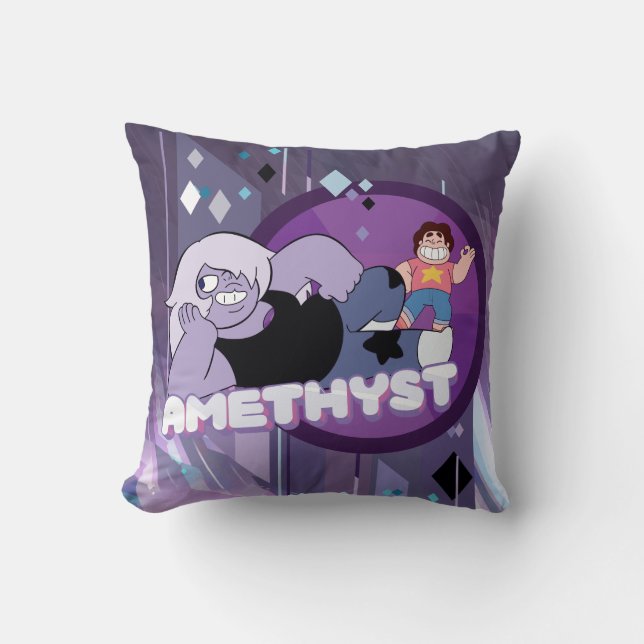 Steven Universe | Amethyst Character Graphic Cushion (Front)