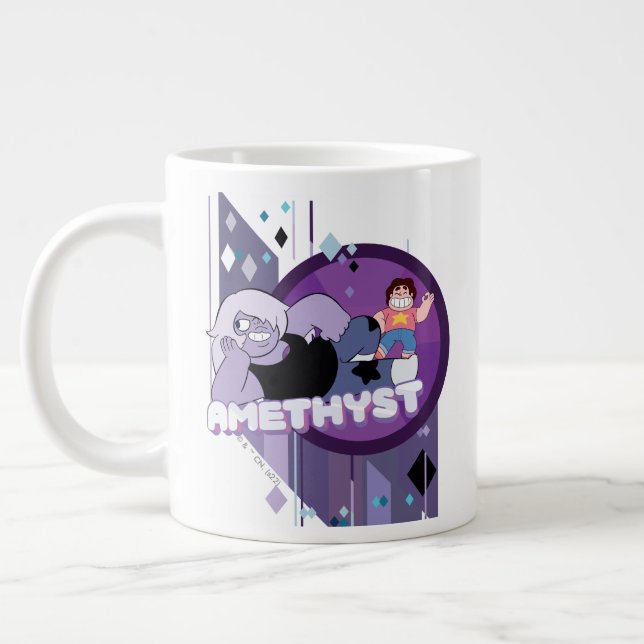Steven Universe | Amethyst Character Graphic Large Coffee Mug (Left)