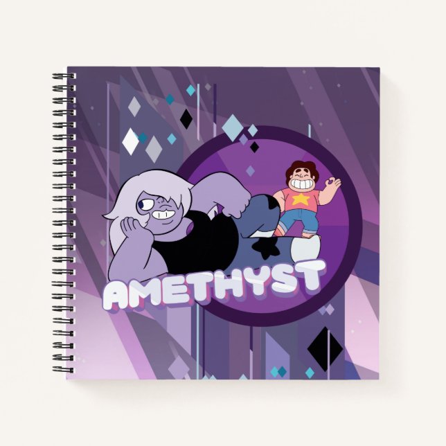 Steven Universe | Amethyst Character Graphic Notebook (Front)