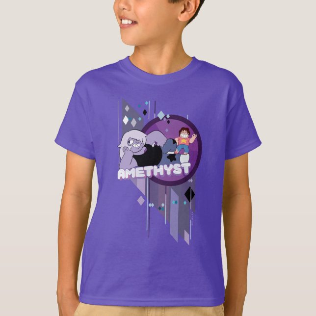 Steven Universe | Amethyst Character Graphic T-Shirt (Front)