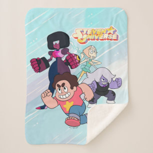 Steven Universe   Crystal Gem Group Action Sherpa Blanket