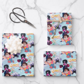 Steven Universe | Crystal Gem Group Action Wrapping Paper Sheet