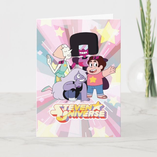 Steven Universe | Crystal Gem Group Huddle Card (Front)