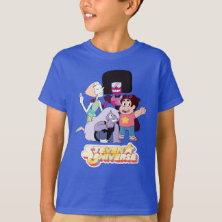 Steven Universe | Crystal Gem Group Huddle T-Shirt