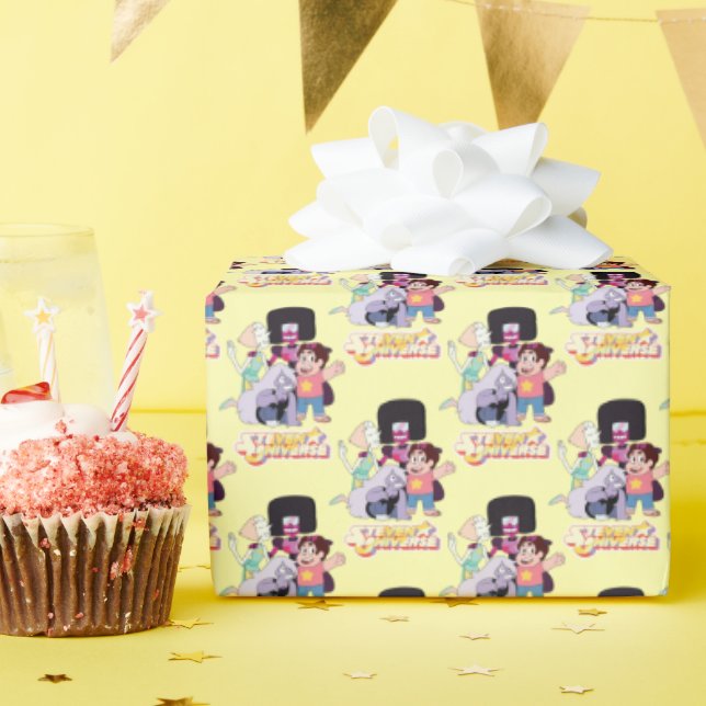 Steven Universe | Crystal Gem Group Huddle Wrapping Paper (Birthday Party)
