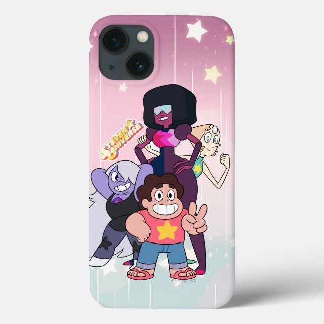 Steven Universe | Crystal Gem Group Pose Case-Mate iPhone Case (Back)