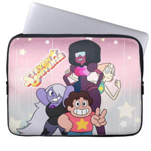 Steven Universe   Crystal Gem Group Pose Laptop Sleeve