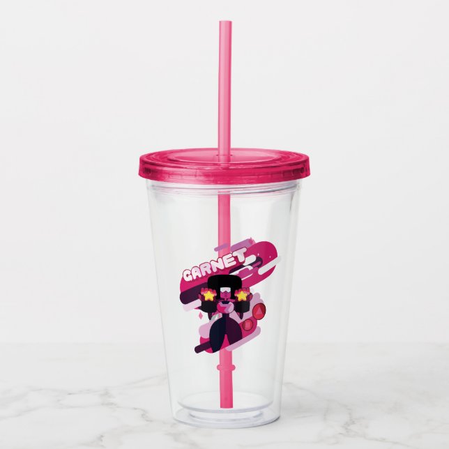 Steven Universe | Garnet Character Graphic Acrylic Tumbler (Front)