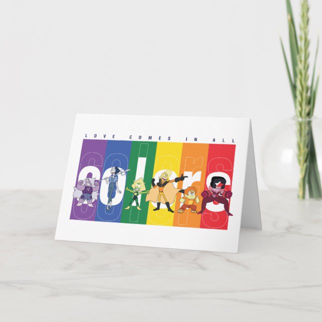 Steven Universe - Love Comes In All Colours Card (Front)