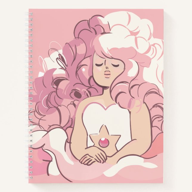 Steven Universe | Rose Quartz Illustration Notebook (Front)